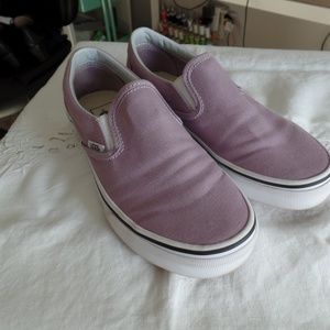Vans, Slip on, Lilac Purple, Women 6.5, EUC